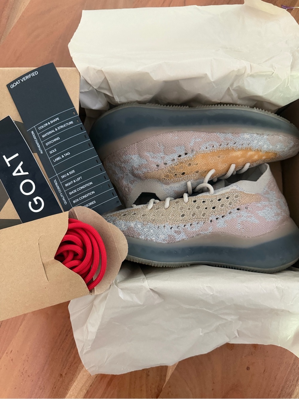 Adidas Yeezy Boost 380 - Pepper - size 8